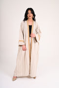 Qamar Pure Linen Kaftan