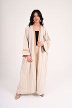 Qamar Pure Linen Kaftan