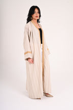 Qamar Pure Linen Kaftan
