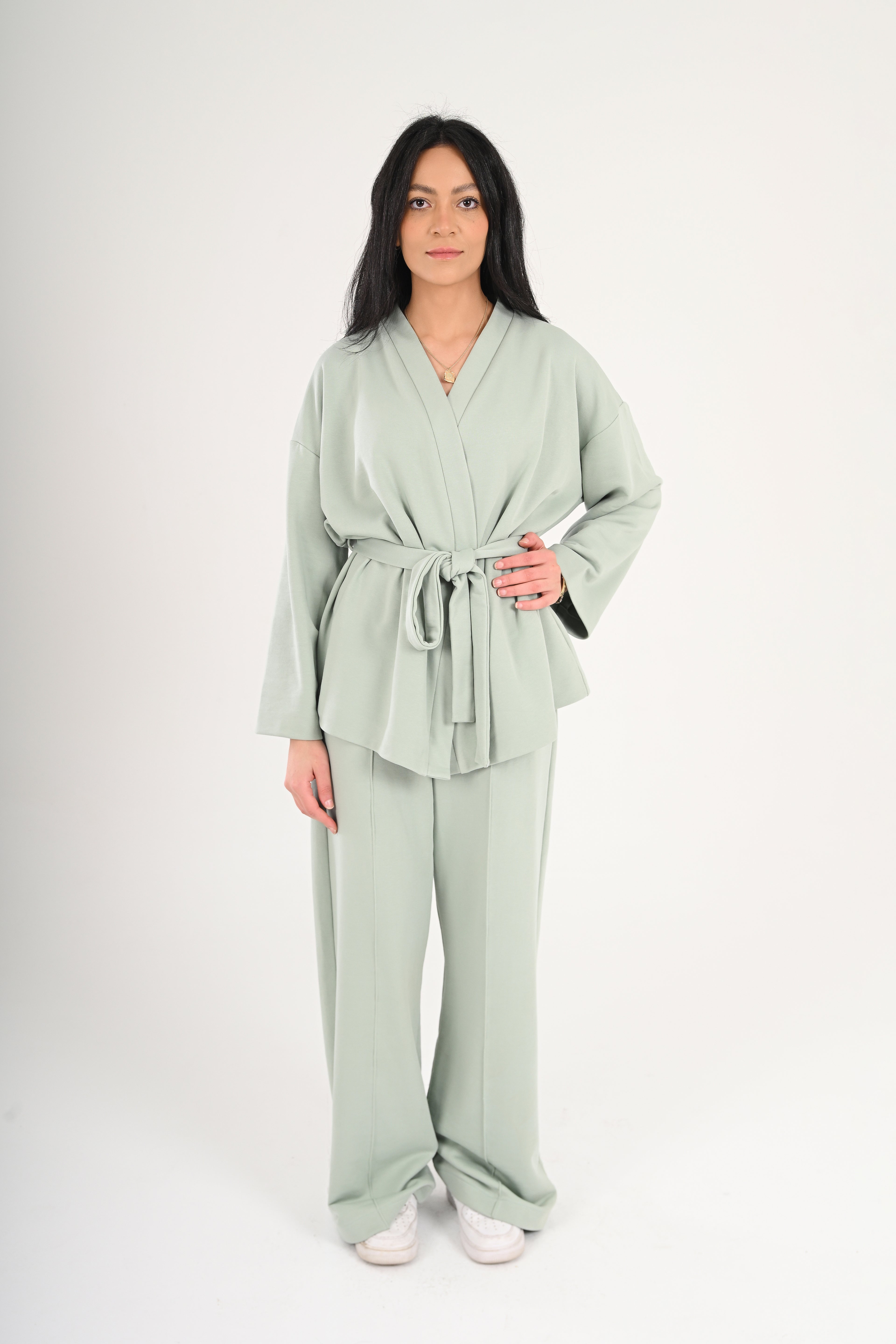 Mint Breeze Melton Set