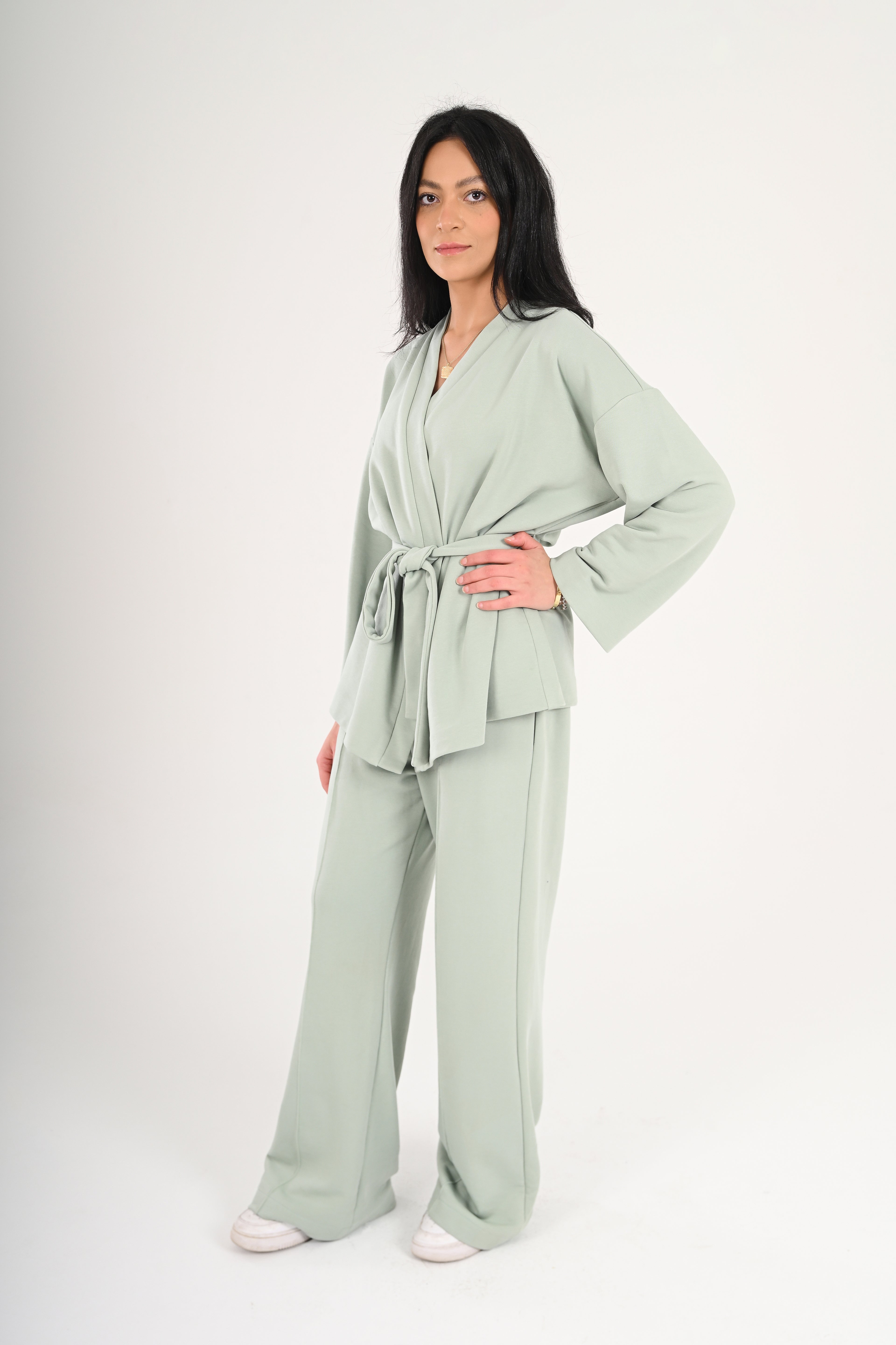 Mint Breeze Melton Set