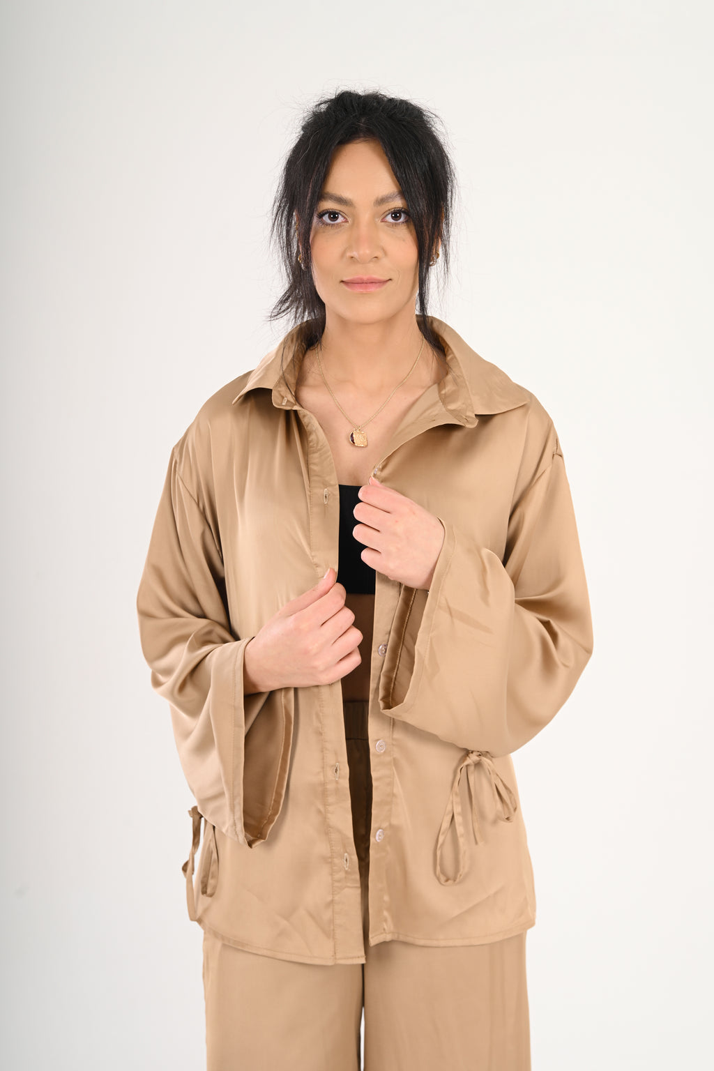 Desert Glowy Satin Top