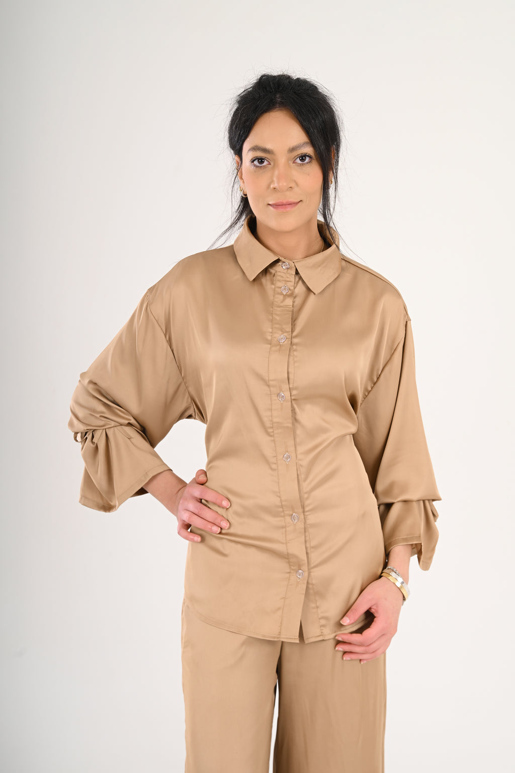 Desert Glowy Satin Top