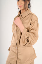 Desert Glowy Satin Top