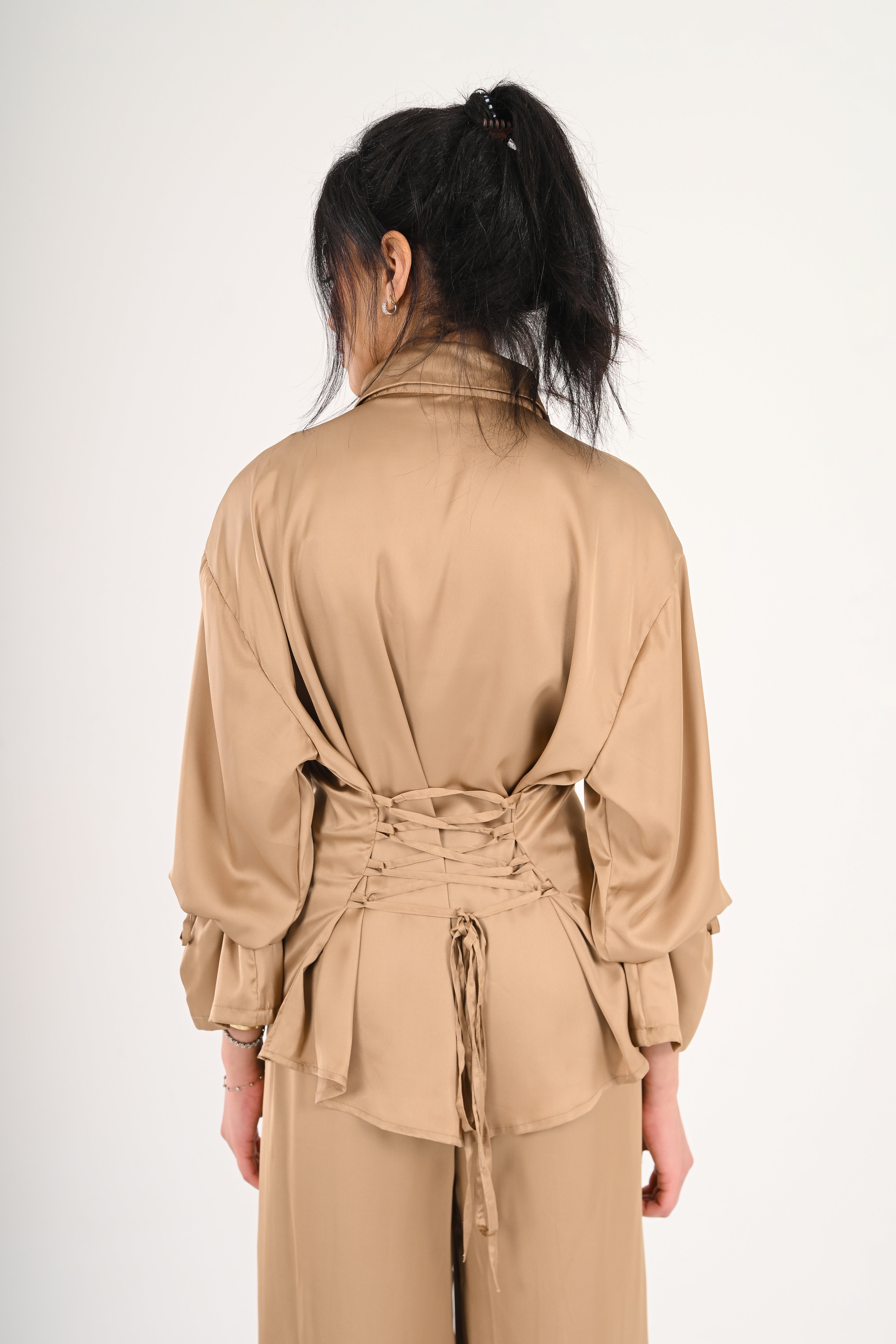 Desert Glowy Satin Top