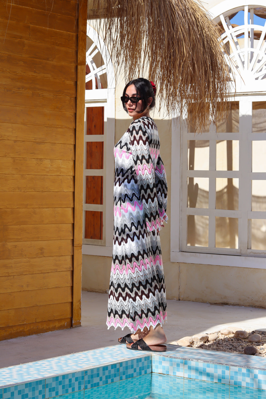 Soft Wave Knit Dress