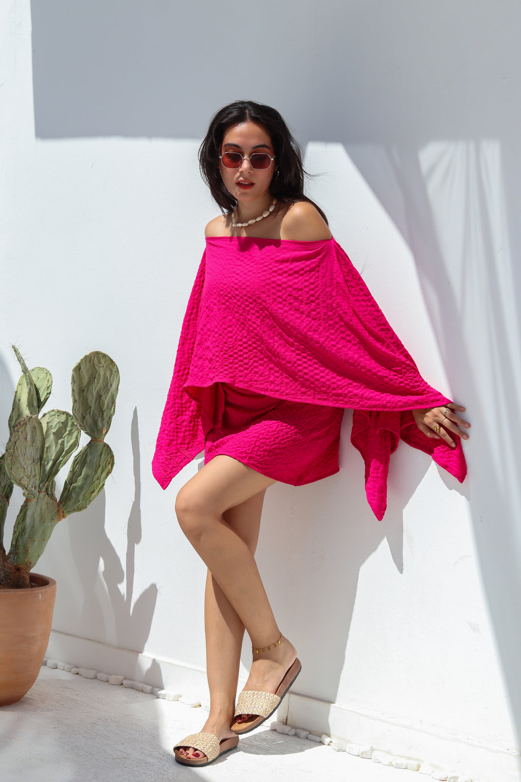 Aura Set in Fuchsia