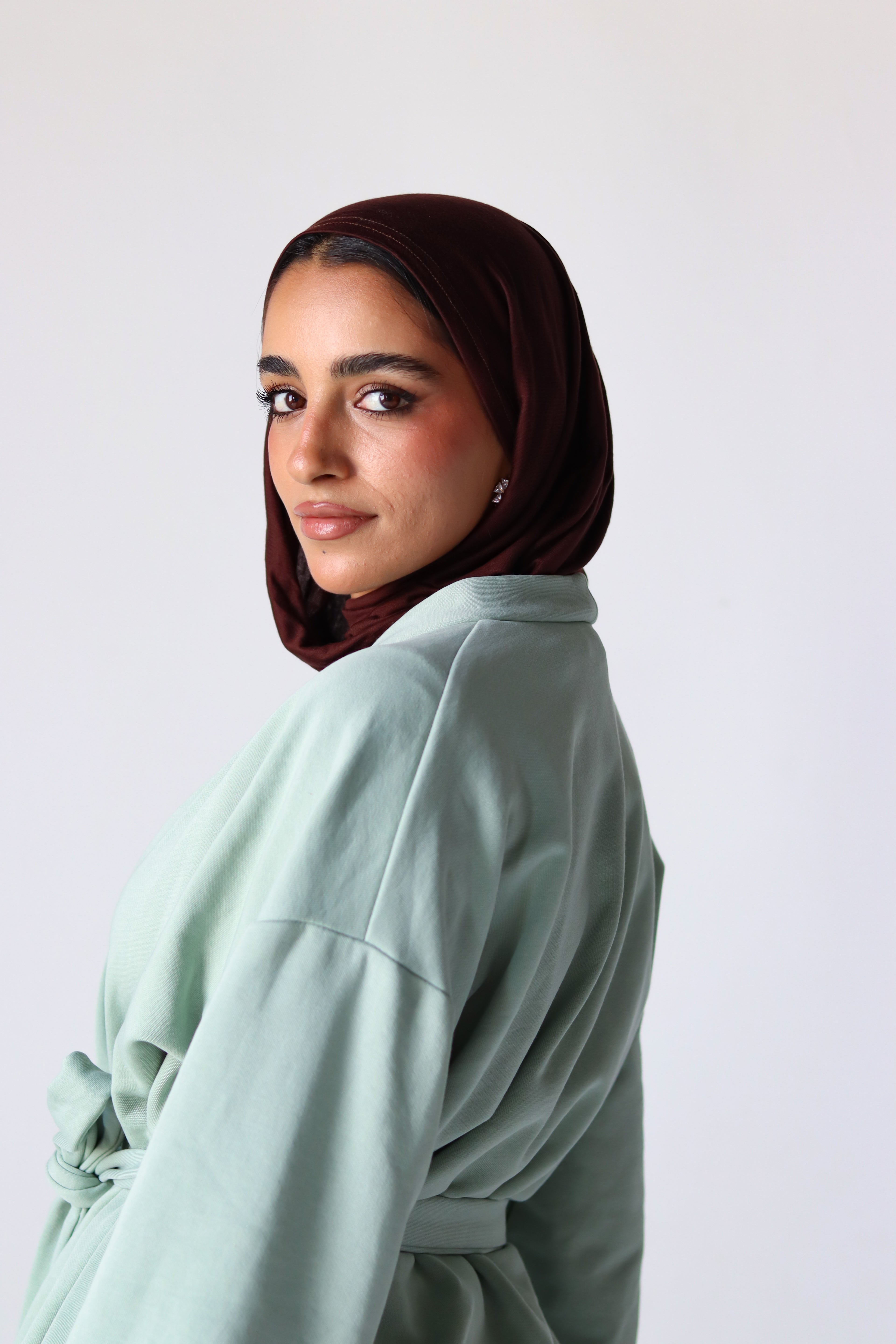 Spring Ultra Soft Cotton Wrap Set in Mint