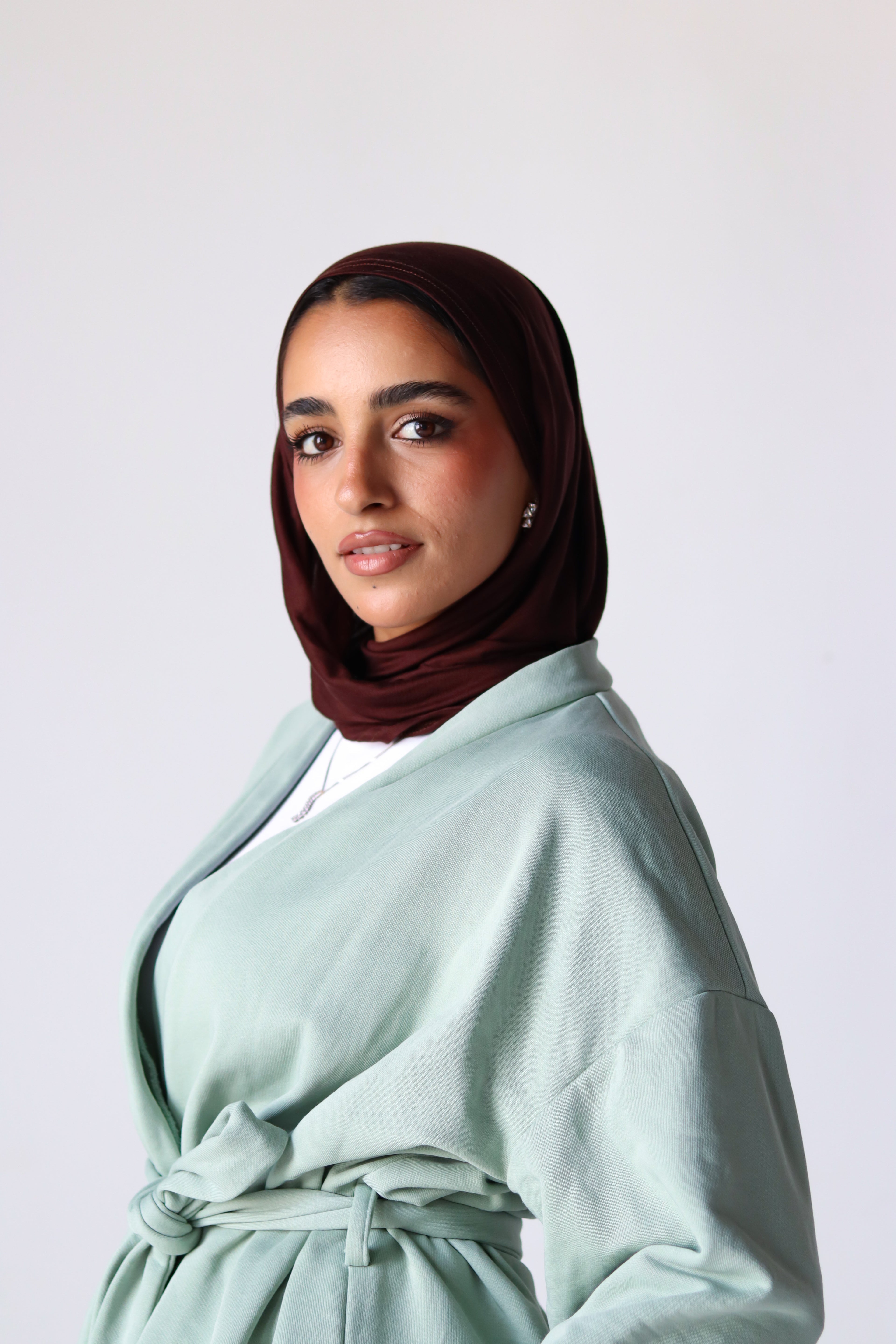 Spring Ultra Soft Cotton Wrap Set in Mint