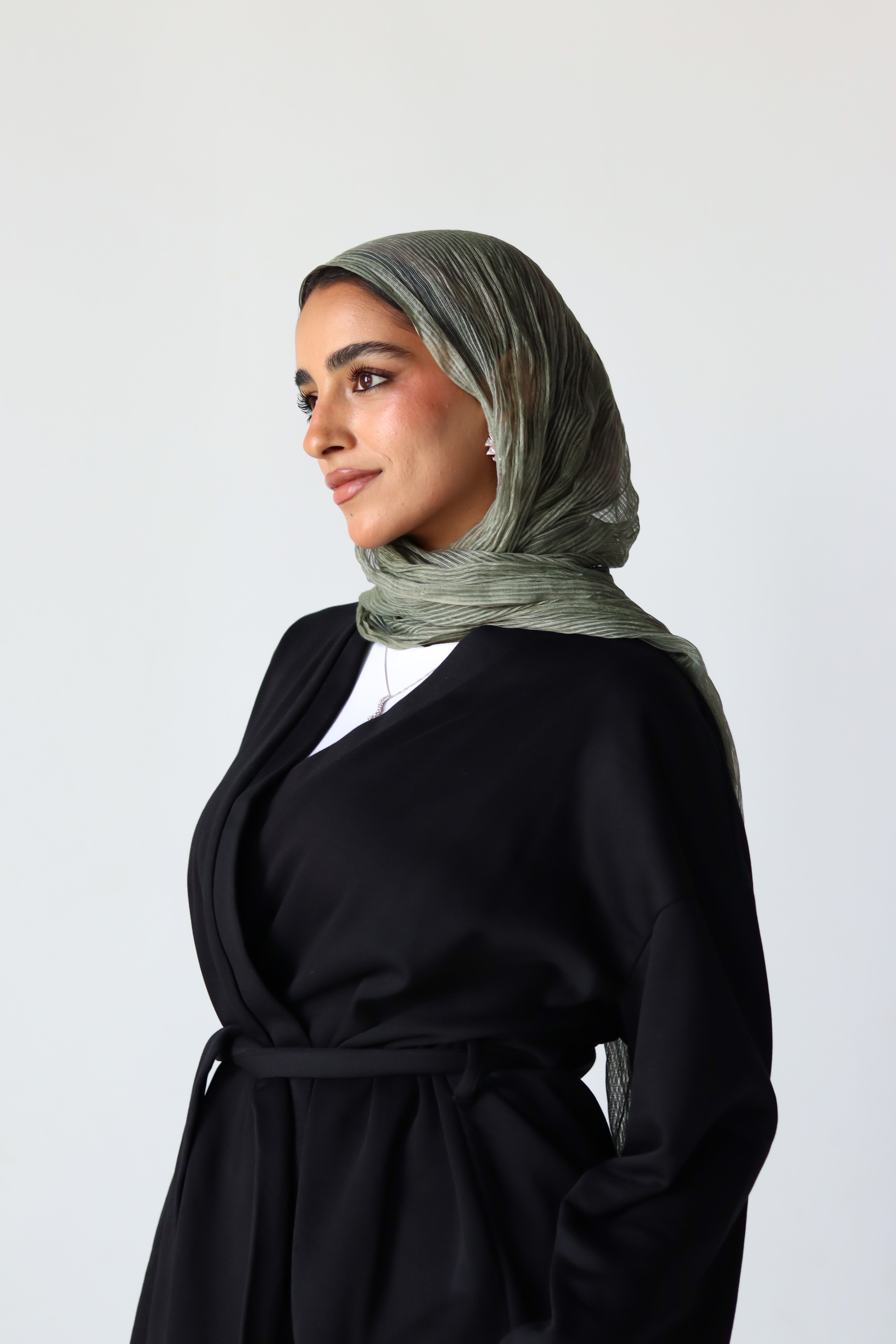 Spring Ultra Soft Cotton Wrap Set in Black