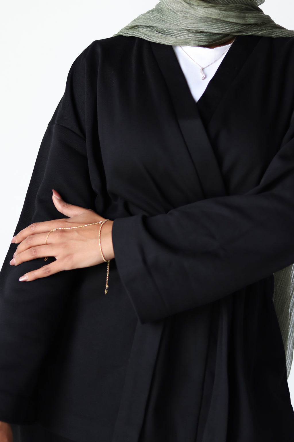 Spring Ultra Soft Cotton Wrap Set in Black