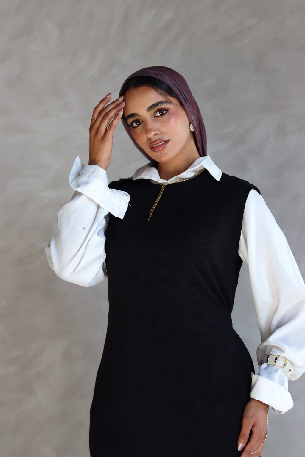 The Ribbed Basic Dress in Black