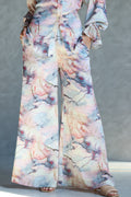 Printed Soft Pants in Marble
