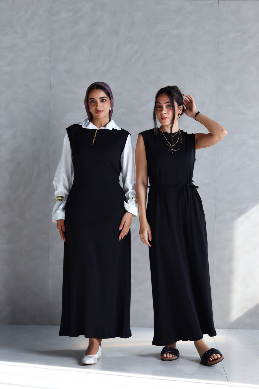 The Ribbed Basic Dress in Black