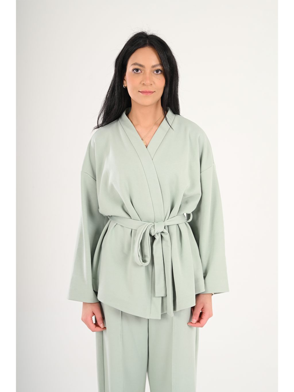 Mint Breeze Melton Top