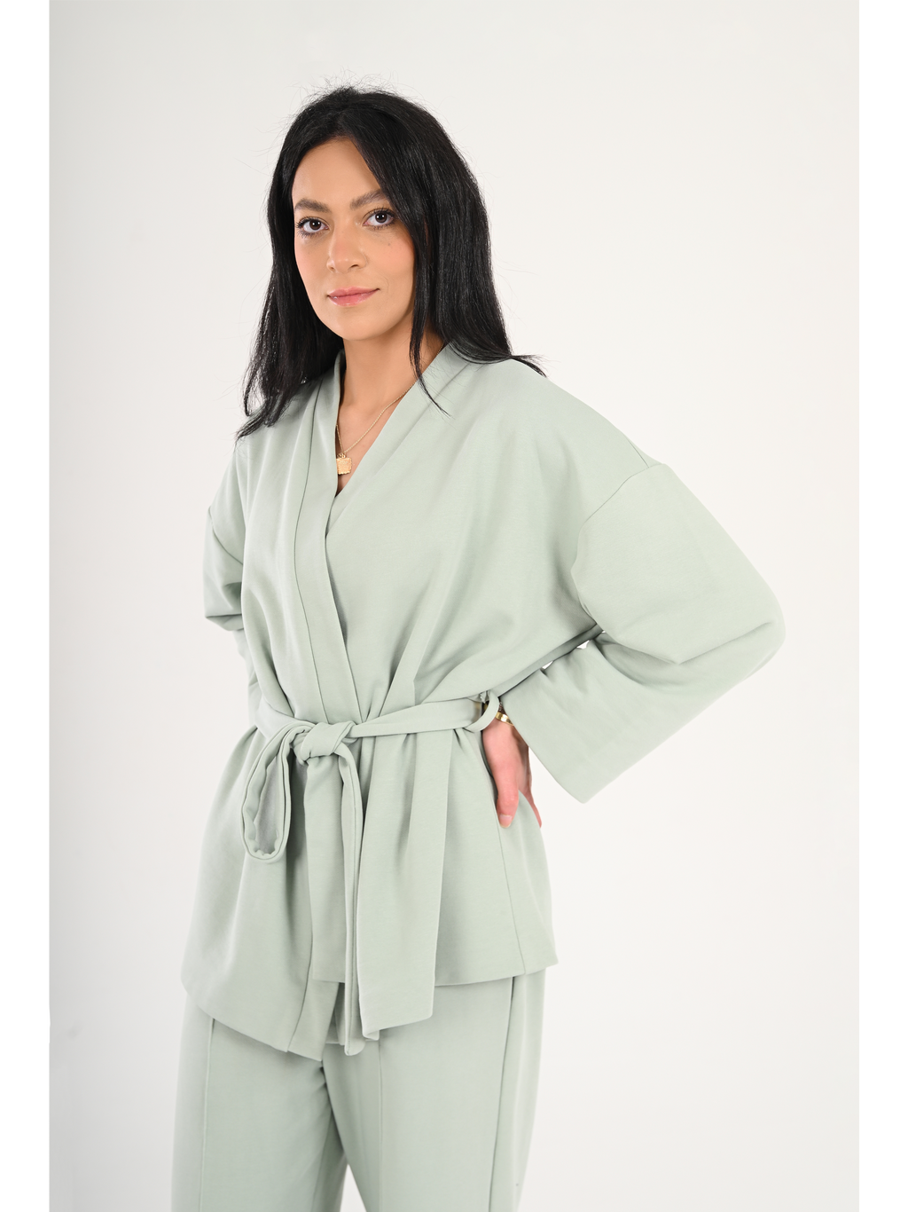 Mint Breeze Melton Top