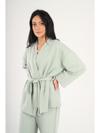 Mint Breeze Melton Top