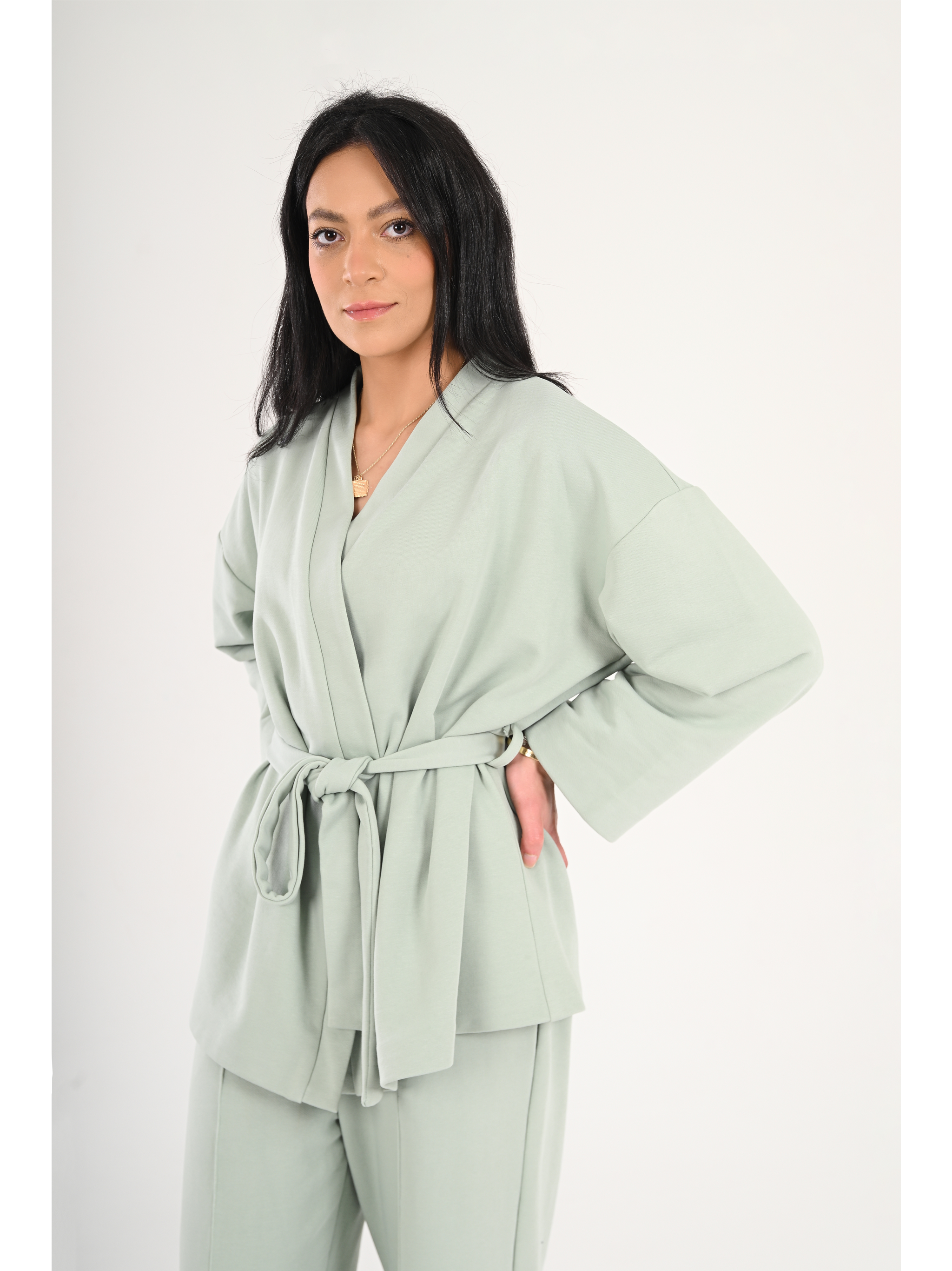 Mint Breeze Melton Top