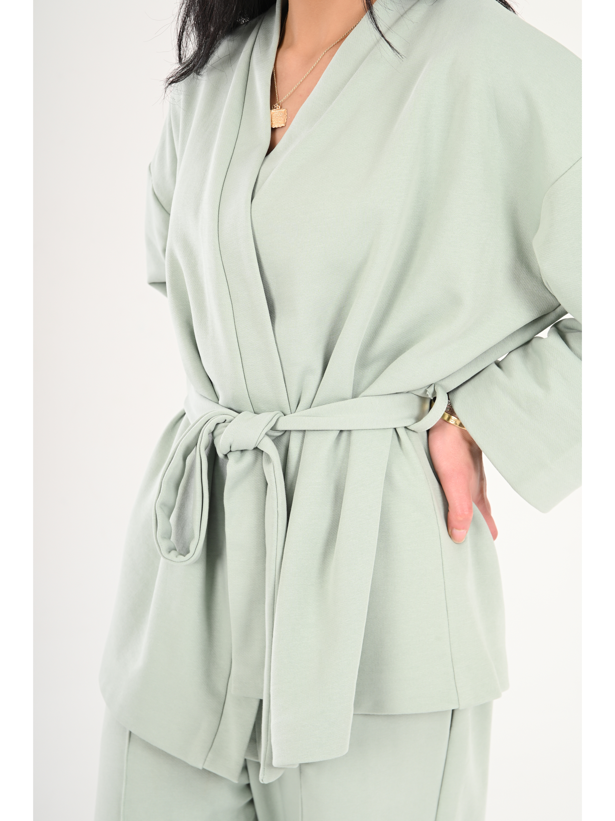 Mint Breeze Melton Top