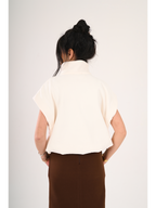 Ivory Oversized Vest