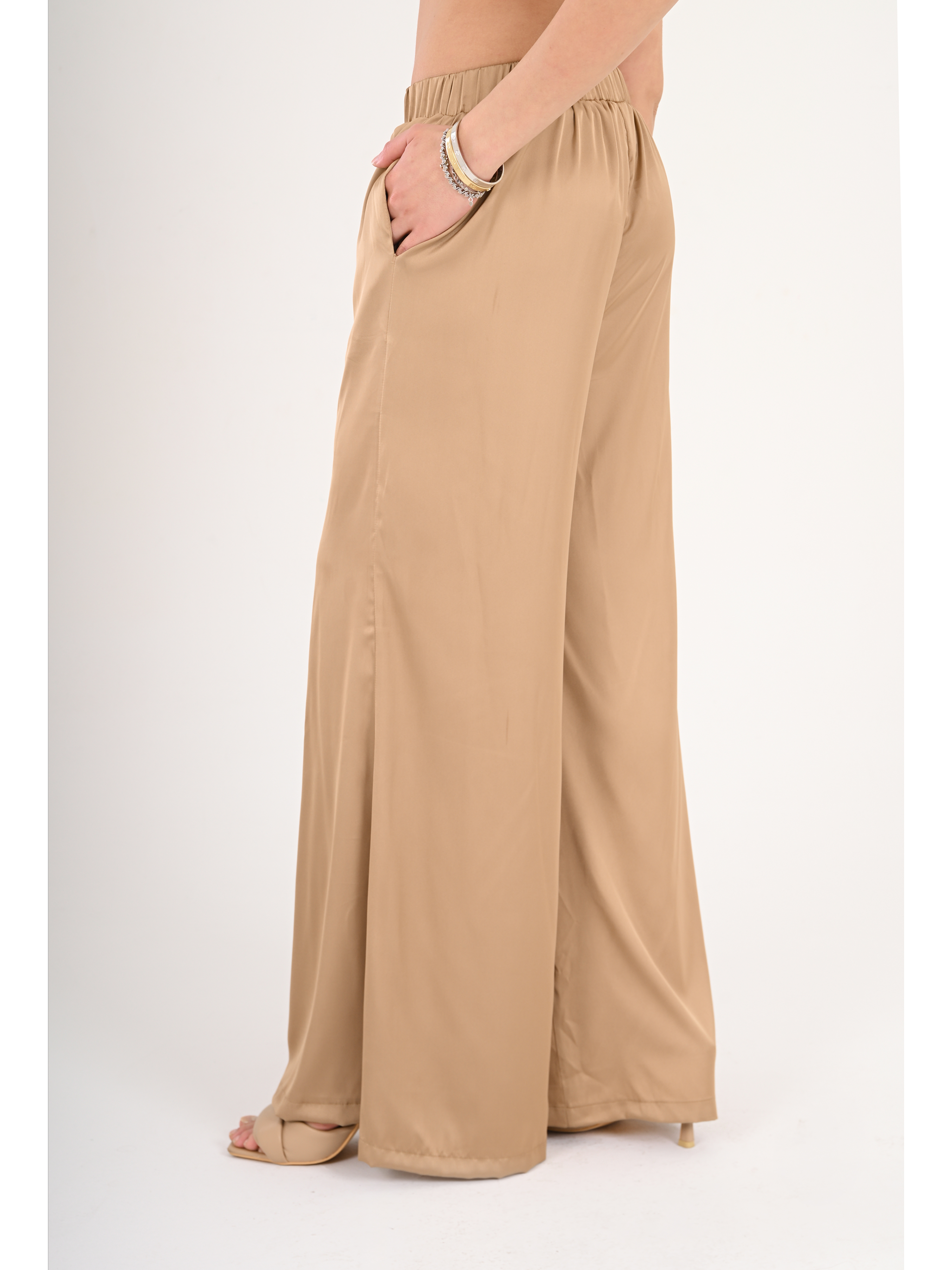 Desert Glowy Satin Pants