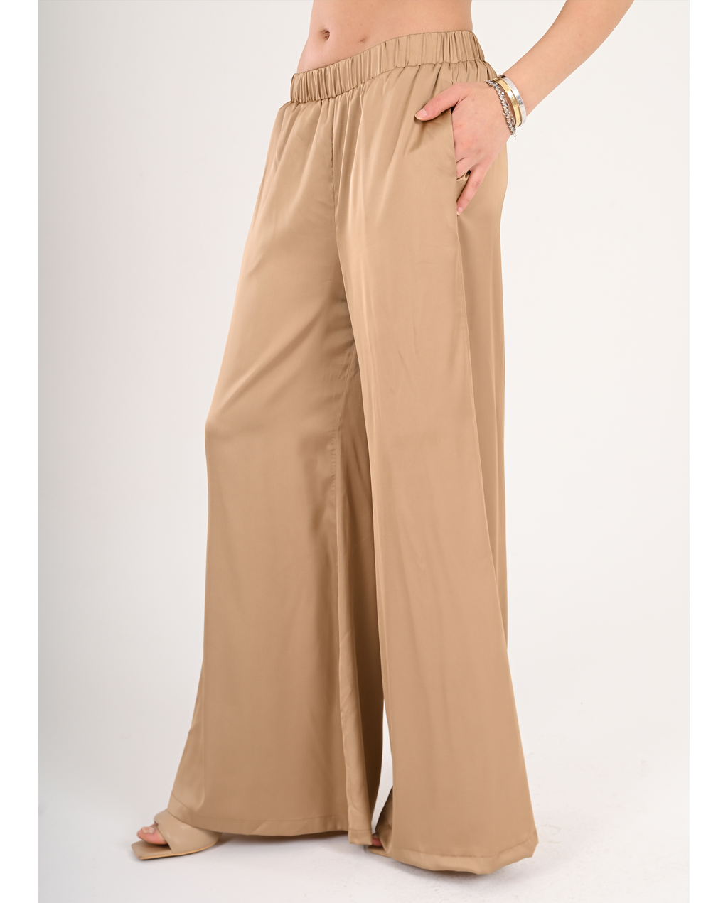 Desert Glowy Satin Pants