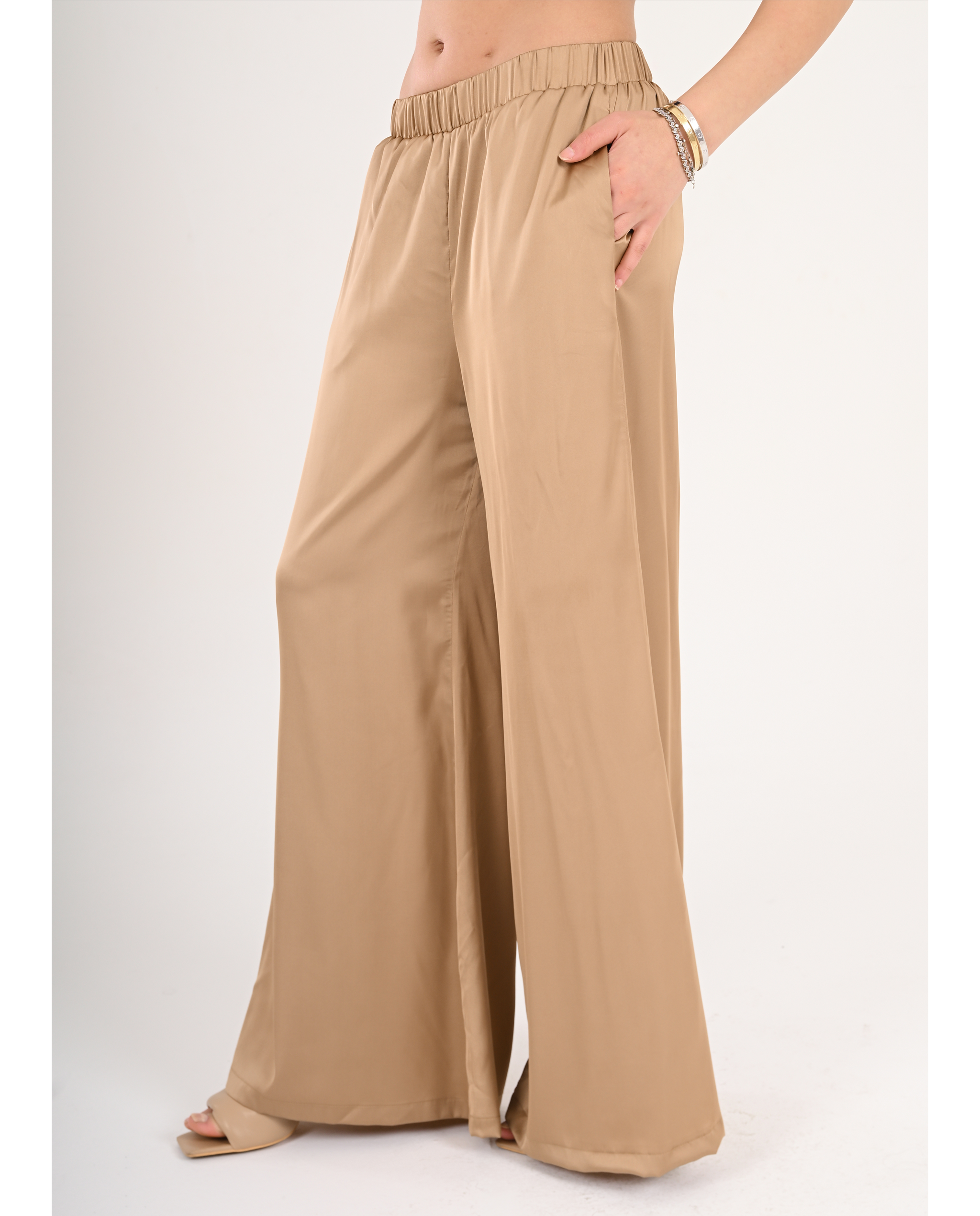 Desert Glowy Satin Pants