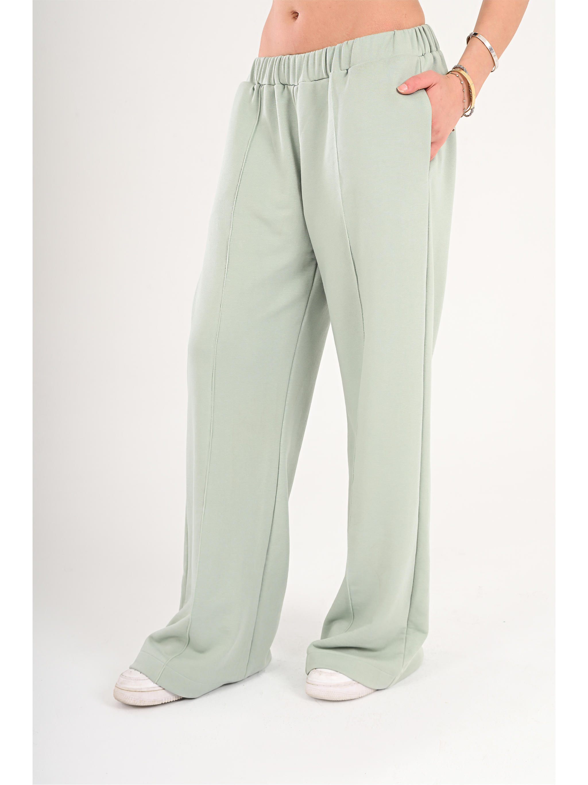 Mint Breeze Melton Pants