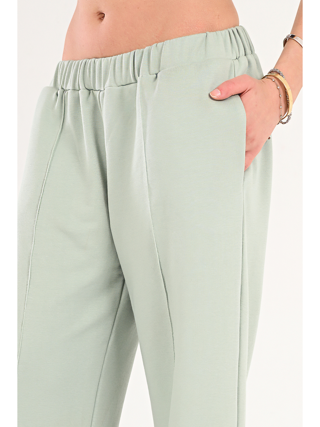 Mint Breeze Melton Pants