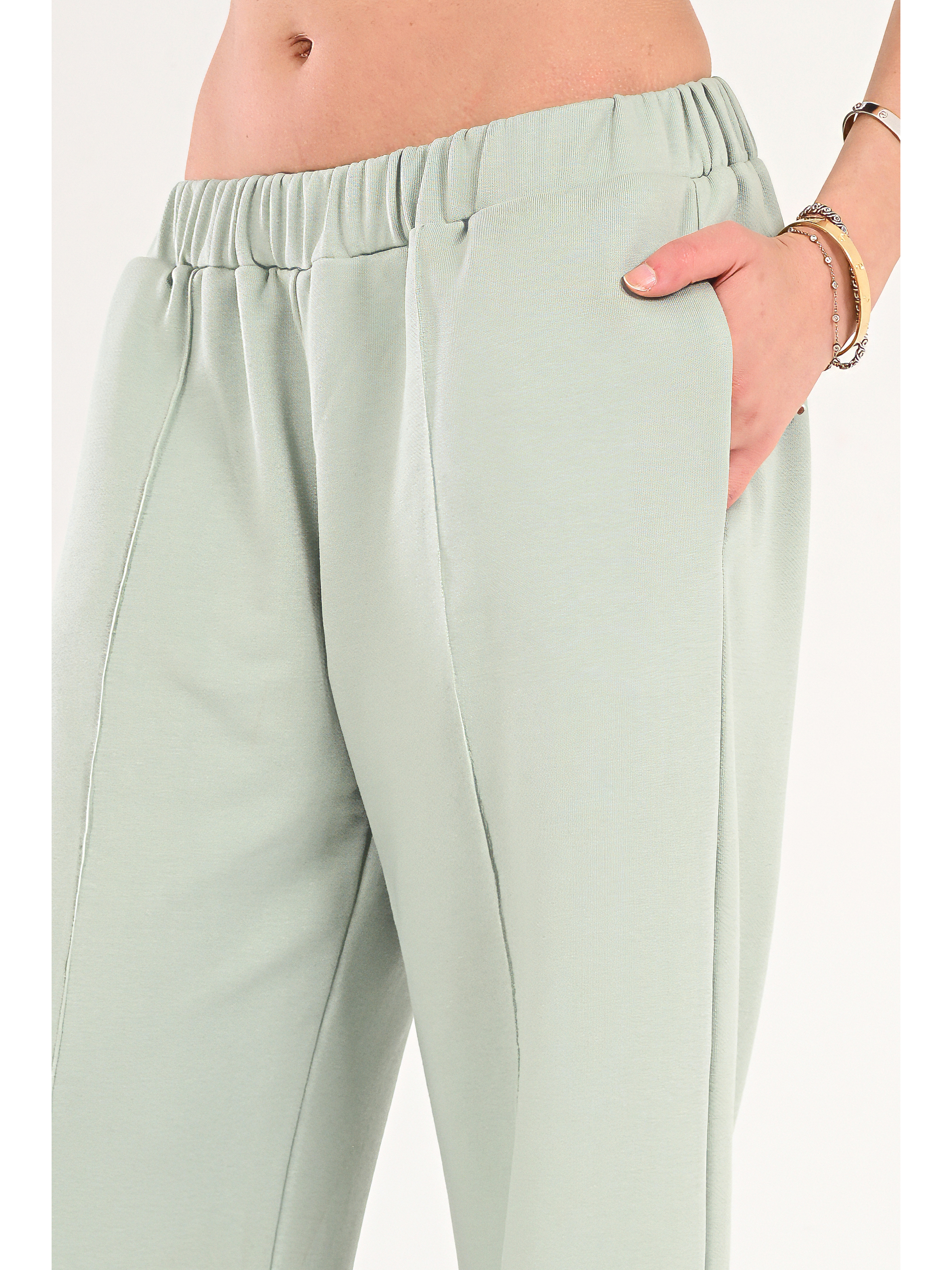 Mint Breeze Melton Pants