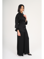 Midnight Glowy Satin Set