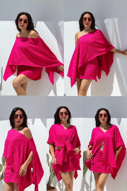 Aura Set in Fuchsia