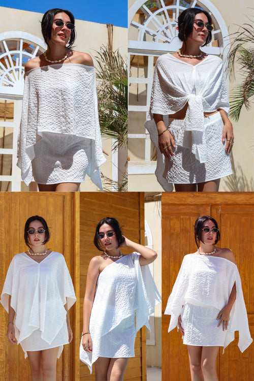 Aura Set in White
